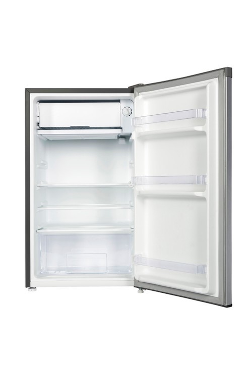MIKA 冷蔵庫 MIKA Fridge, Single Door Defrost, 92L, Inox Line Brush